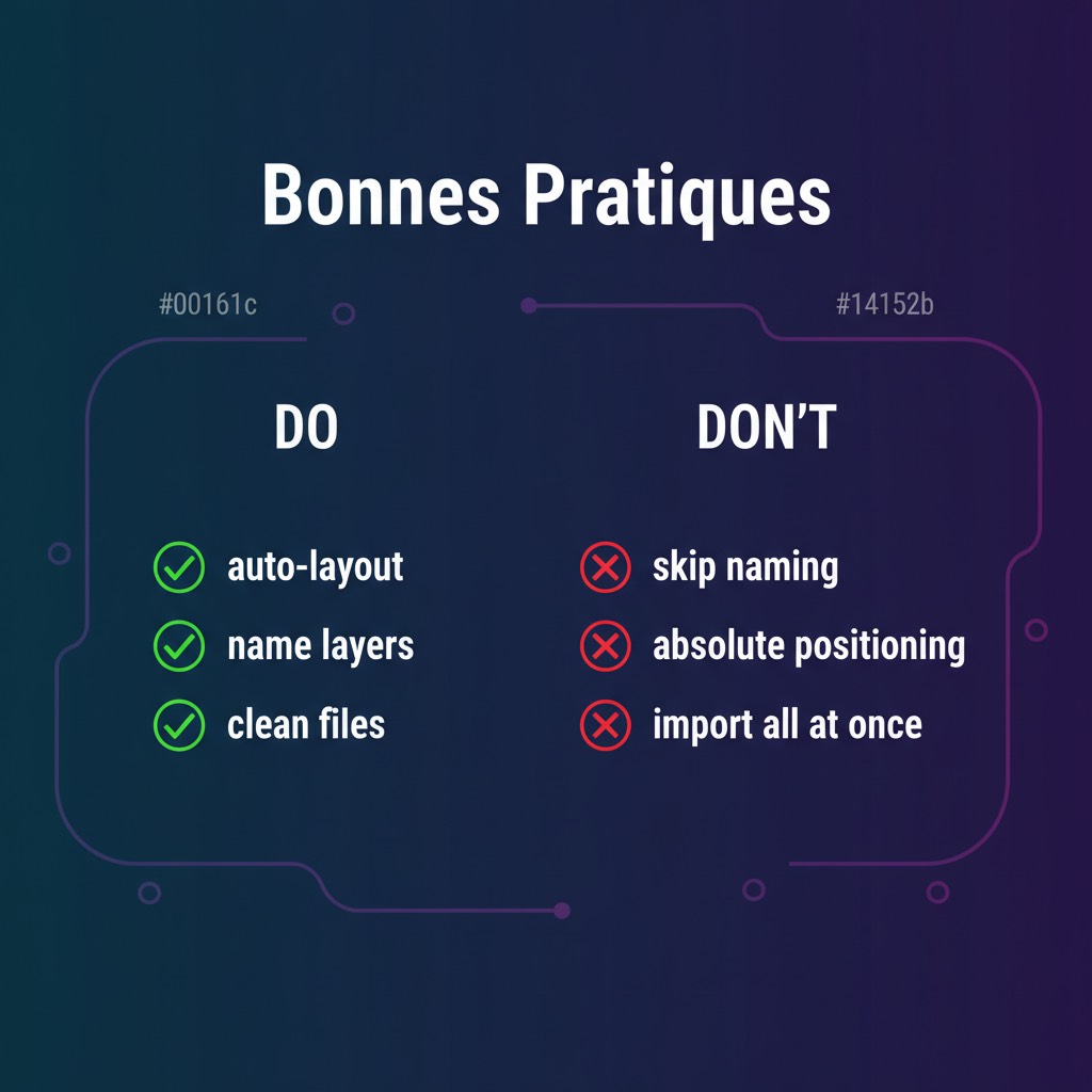 Bonnes pratiques workflow Figma Webflow