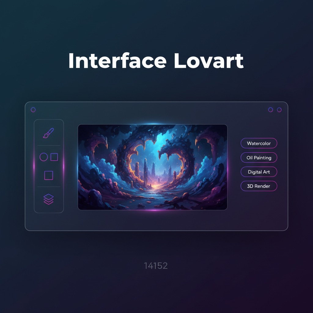 Interface de Lovart IA 2026