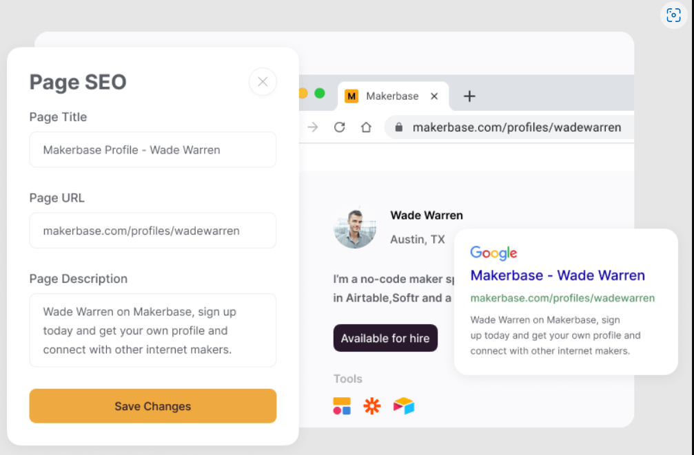 Top reasons to use Softr - Page SEO